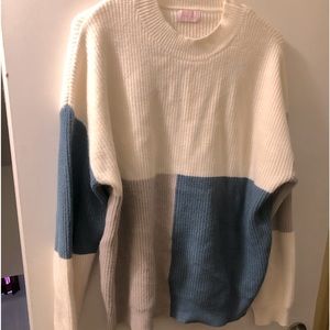 Pink lily sweater 2X